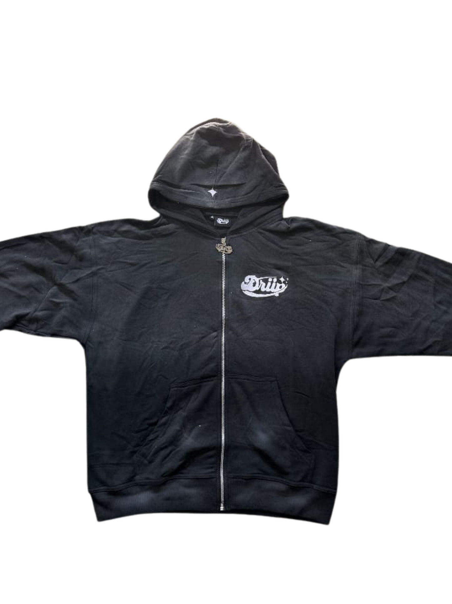 Black zip-up